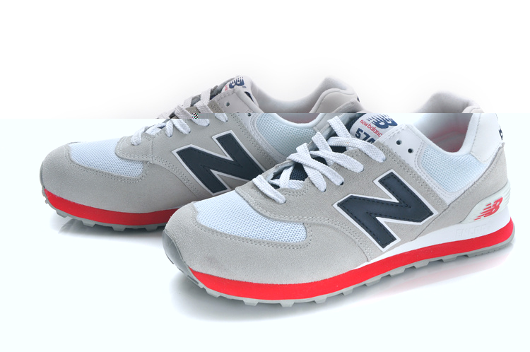 Chaussure New Balance Running 574 en Gris Femme Pas Cher